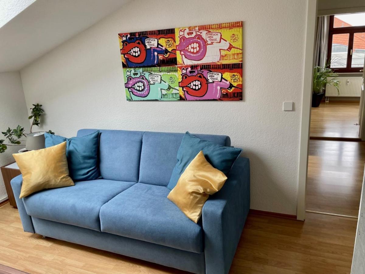Charmante Dachgeschoss Wohnung ไลป์ซิก ภายนอก รูปภาพ