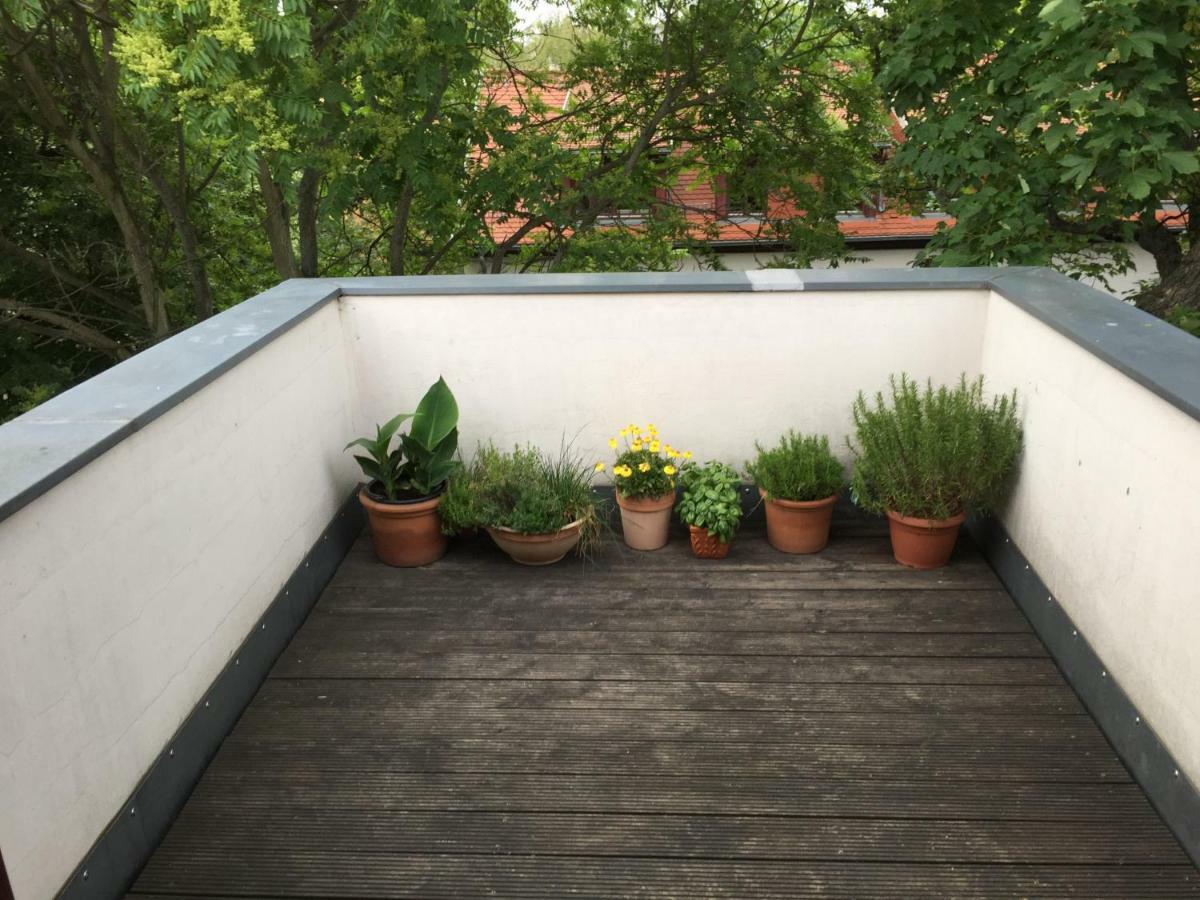 Charmante Dachgeschoss Wohnung ไลป์ซิก ภายนอก รูปภาพ